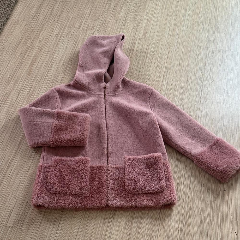 Koolaburra by UGG Pink Hooded Jean Jacket
